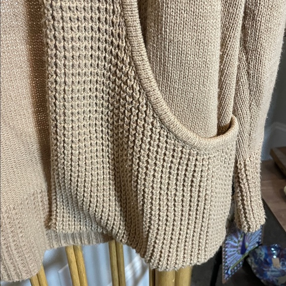 Verve Ami Women's Tan Cardigan Sweater - Picture 3 of 4